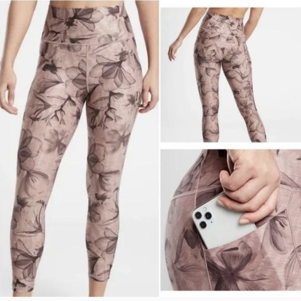 Athleta Salutations Stash Pocket 7/8 Tights Leggings Size Medium Bundle - Picture 4 of 15